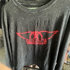 Aerosmith Women's Long Sleeve Tee - Black